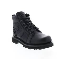 Harley-Davidson Hamlyn 5" Lace D84709 Womens Black Leather Motorcycle Boots 10