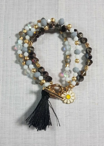 Daisy bead stack - daisy,