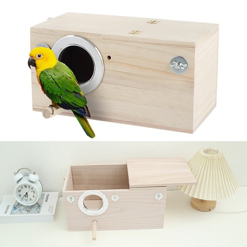 Nesting house wooden bird - house,