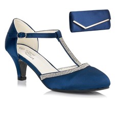 LADIES DIAMANTE T-STRAP MID