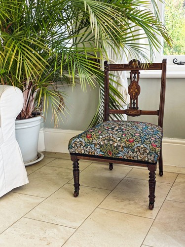 Antique mahogany chair - ,