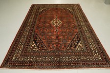 Large Handmade Wool Rug Traditional Medallion Vintage Oriental Carpet 303x205cm