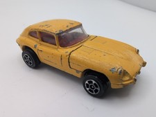 Vintage Corgi Juniors Whizzwheels V12 Jaguar E Type 2+2 YELLOW