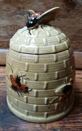 Vintage ceramic beehive - beehive, shaped