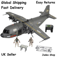 Soldier Force Playset Hercules Cargo Plane With Lights And Sounds 85cm Kids Gift