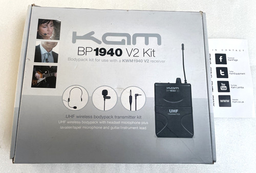Kam bp1940 uhf wireless - kam, v2