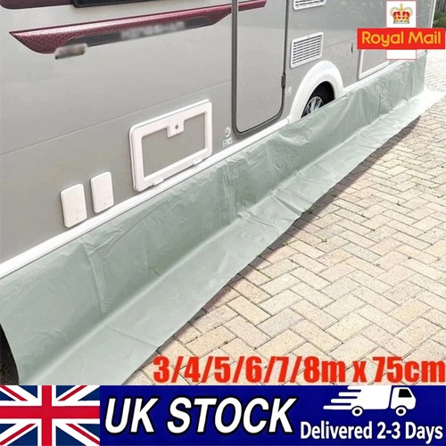 Caravan awning draught - awning,