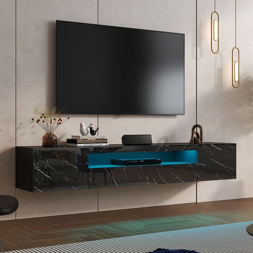 180cm wall mounted floating - 180cm, tv