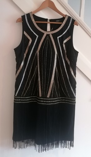 Black gold sequin - gold, 1920