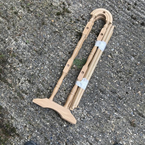 Wooden towel rail freestanding - wooden,