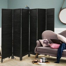 6 Panel Wood Room Divider