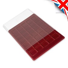 SCHULZ RED COIN TRAY with 35
