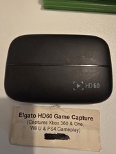 Elgato HD60 x External Capture Card Black Xbox 360 & One & Wii U Ps4 Good Con