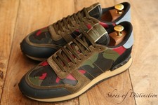 Valentino Green Leather Suede