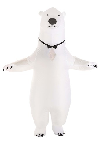 Adult inflatable polar bear - adult,