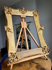 Superb Antique Gilt Gesso Picture Frame 15" x 11" Rebate Ornate Rococo Louis XV