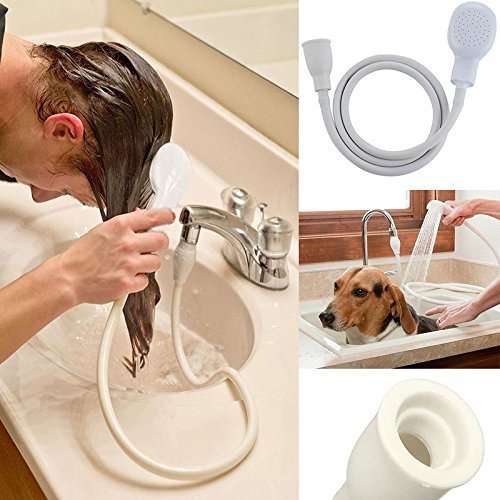 Single tap shower - spray, hose