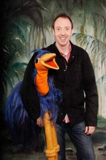 Entertainer Toby Hull and his puppet Emu September 14 2007 TV Old Photo 3