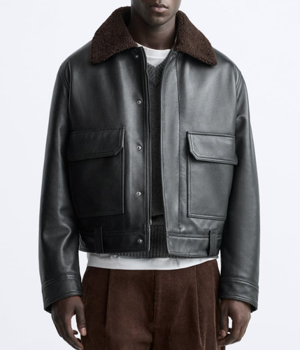 Zara mens black brown - black,