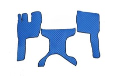 Blue Eco-Leather Floor Mats +