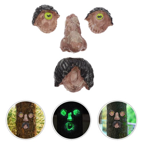 Set outdoor tree faces - 1, of