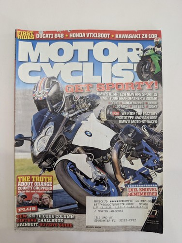 Motorcyclist magazine march - magazine,