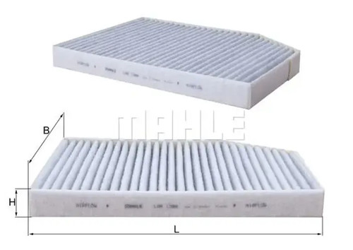 Cabin filter activated - activated, carbon