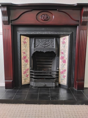Fireplace and mantel surround - and,