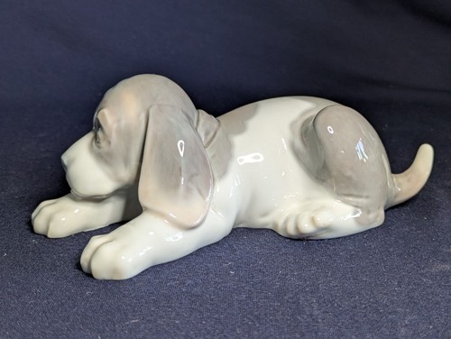 Lladro sleepy puppy 1072 - lladro, puppy"