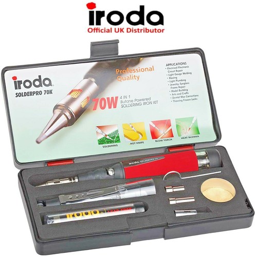 Gas soldering iron kit - gas,