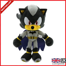 Sonic the Hedgehog Batman Shadow Superheroes DC Plushie Stuffed Plush Kids Toy⚫
