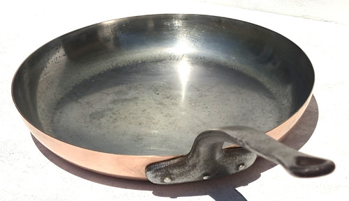 Vintage 8inch copper frying - 12.8inch,