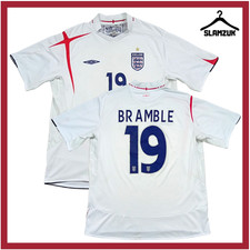 England Football Shirt Umbro XXL 2XL Home Kit Soccer Jersey 2005 2006 2007 EE54