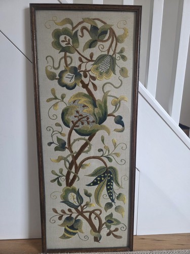 Jacobean crewelwork antique - jacobean,