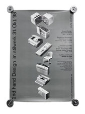 BRAUN Designer Dieter Rams 1998 Poster Size 32.6 x 23.2 inches