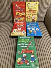 Richard Scarry VHS Tapes Lot