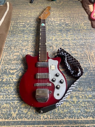 Teisco electric guitar red - electric,