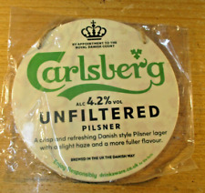 Carlesberg Pilsner Advertising Sign - Man Cave/Bar/Pub  Display - Vintage Retro