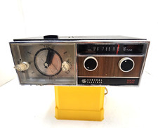 General Electric Solid State Alarm Clock Radio AM Retro *Tested See Video*