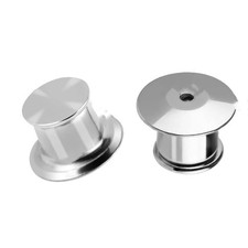 10pcs Locking Pin Backs Metal