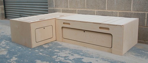 Shape seat campervan bed - seat,