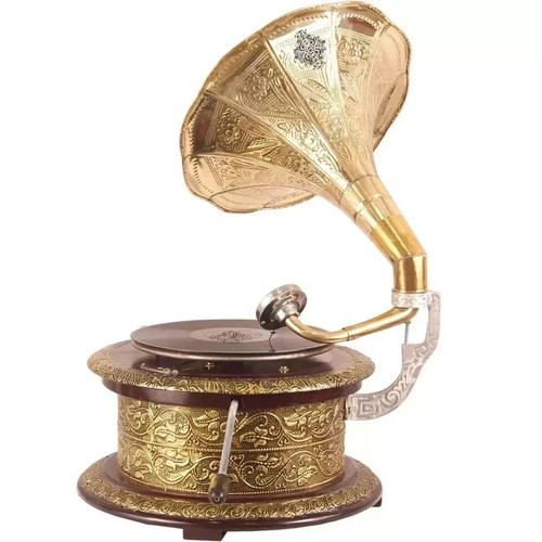 Antique hmv gramophone - antique,