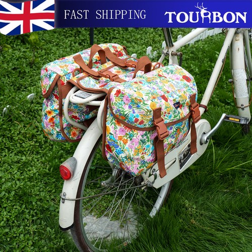 Tourbon nylon bicycle panniers - nylon,