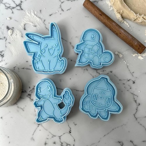 Pokemon cookie cutters - cookie,