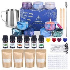 Candle Making Kit, Wax Melt Making Kit, Make Your Own Scented Candles, 480g