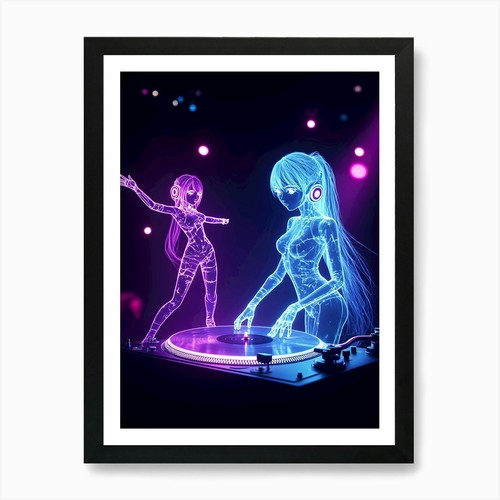 Virtual art print framed - print,