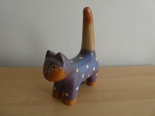 Studio Pottery Cat Figure