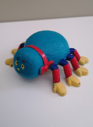 Plastic spider figure - plastic,