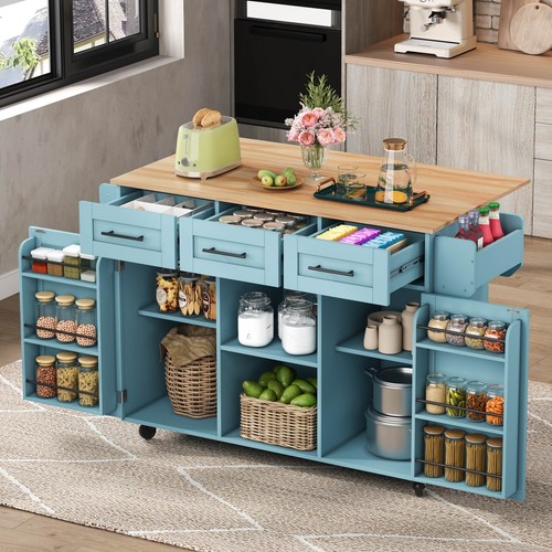 Rolling kitchen island - rolling, trolley