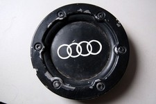 Rare Universal Audi A4 A6 S4 TT Black Alloy Wheel Center Plastic Cap Cover Hub